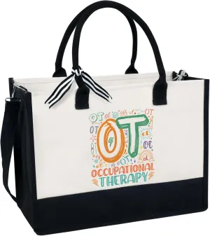 Occupational Therapy Appreciation Gift, OT Tote Bag With Zipper, Student Graduation Gift, Teacher Gift