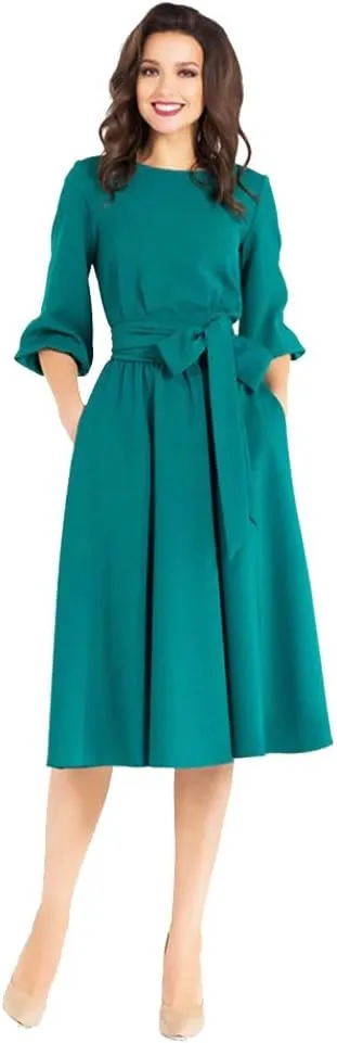 Older Womens Dresses for Church Elegant Vintage Bohemian Beach Dresses Casual Loose Dresses Vestidos