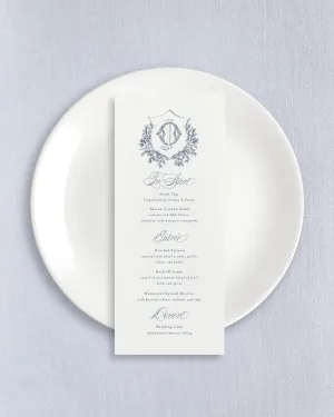 Ophelia Seated Dinner Menus