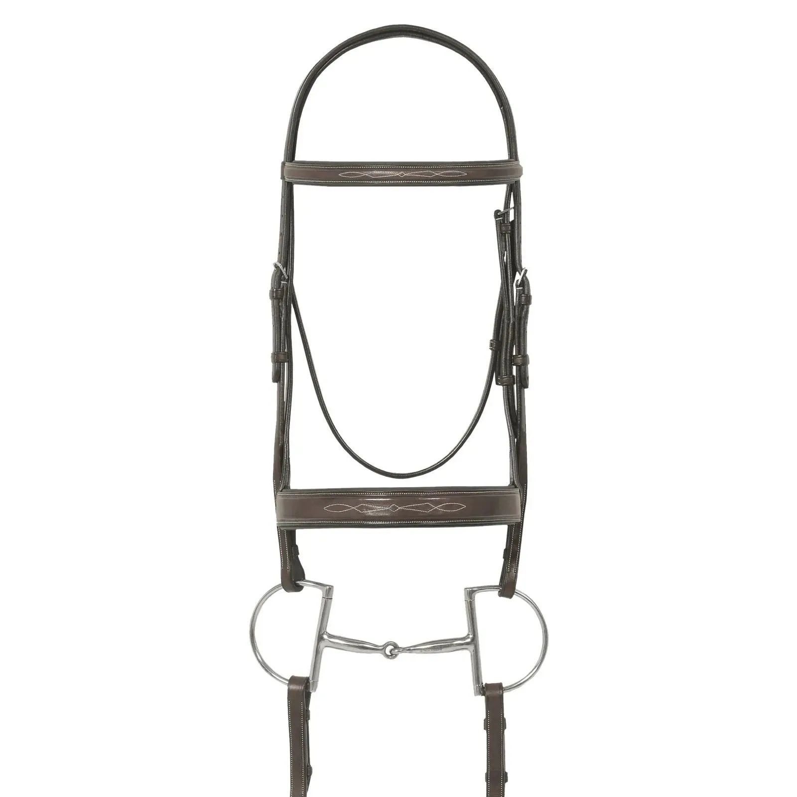 Ovation Fancy Wide Nose Bridle | 467189 | Dark Brown |