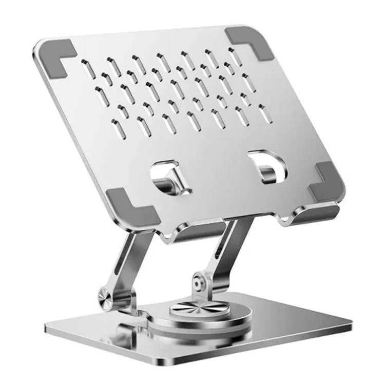 P2083 Heat Dissipation Alloy Steel 360 Degree Rotating Desktop Stand for Mobile Phone Tablet