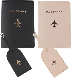 Passport Wallets Travel Holder Set, Honeymoon travel Luggage Tags Passport Cover,Slim Case Passport Wallets, mr and mrs passport holderort Wallets Travel Holder Set