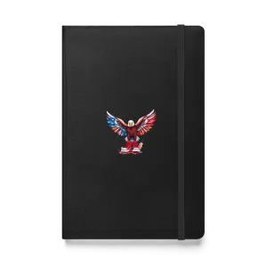 Patriotic Eagle Design Hardcover Notebook