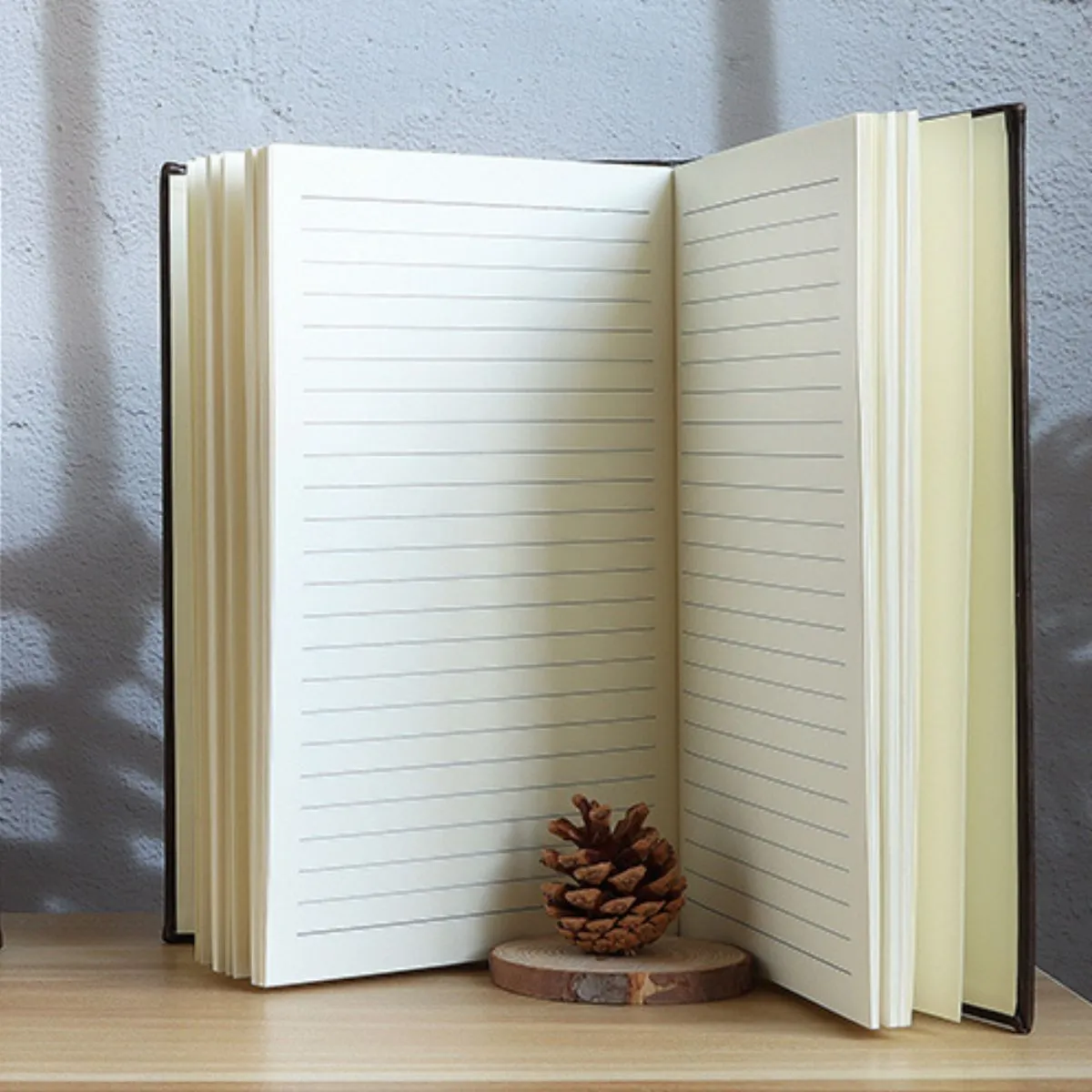 Personalised Red Leather Notebooks - Custom Name & Message