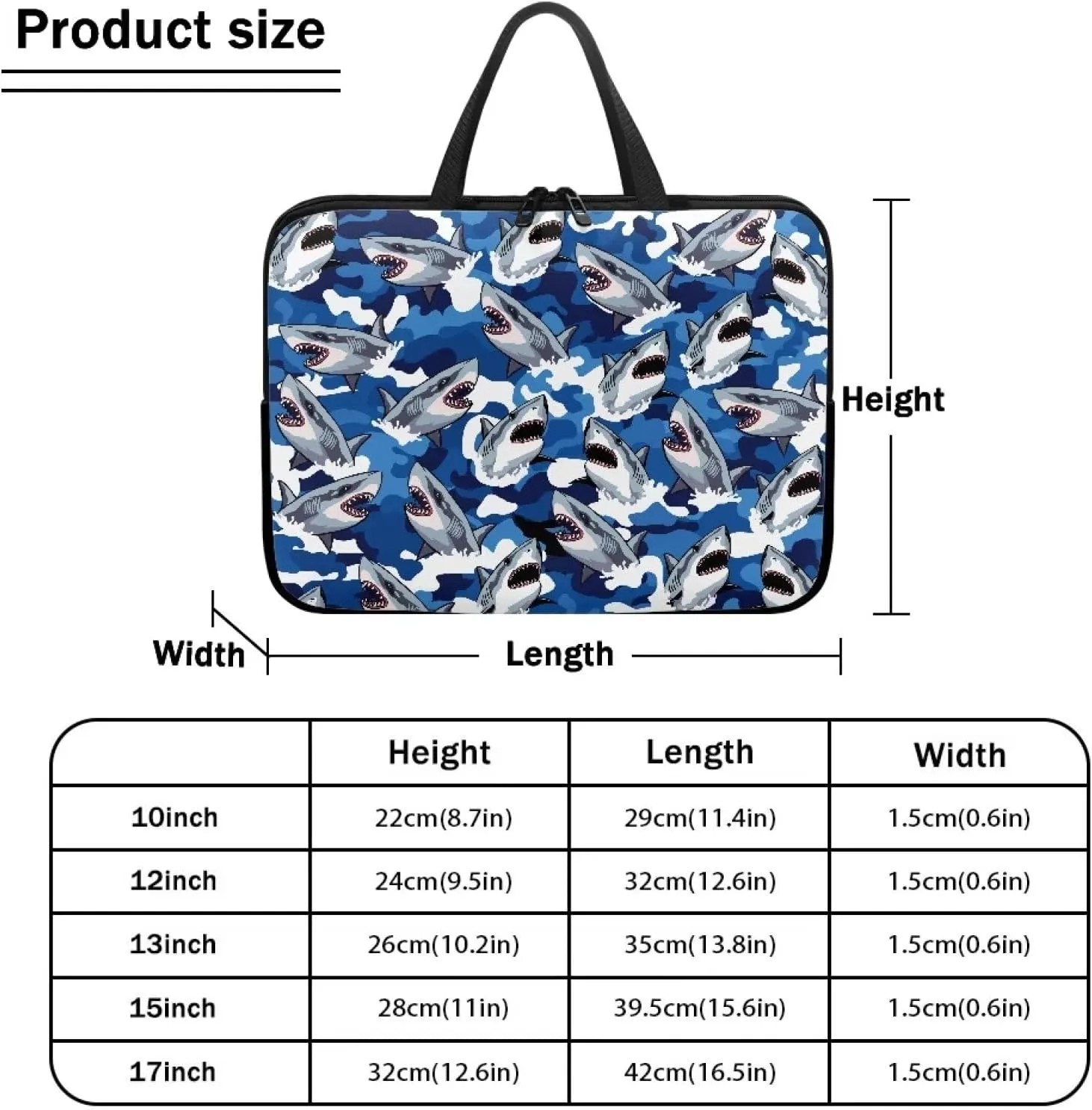 Personalized Laptop Case 15.6In Computer Bag,17inch Messenger Bag Briefcase Tote Bag with Laptop Compartment