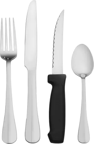 Pfaltzgraff Simplicity 18.0 Stainless Steel 16 Piece Flatware Set, Service For 4