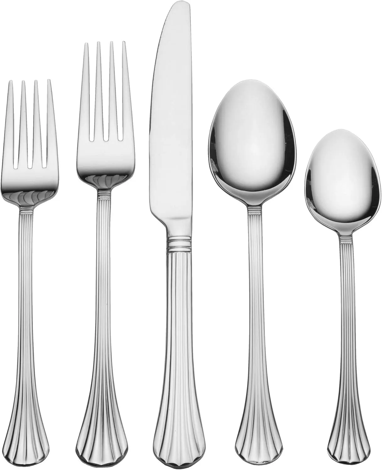 Pfaltzgraff Southport 20-Piece Flatware Set, Silver