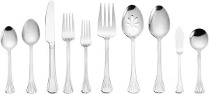 Pfaltzgraff Southport Flatware, 45 Piece Set, Silver