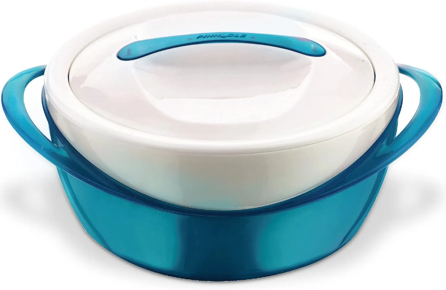Pinnacle Large Insulated Casserole Dish with Lid 3.6 qt. Elegant Hot Pot Food Warmer/Cooler -Thermal Soup/Salad Serving Bowl Stainless Steel Hot Food Container–Best Gift Set for Moms, Holidays - Teal
