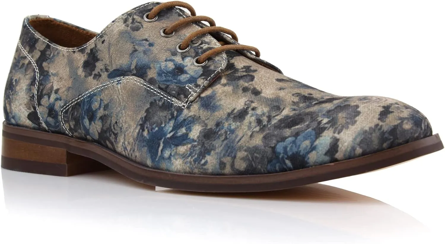 Polar Fox Men Casual Low-Tops Lace up Derby Dress Shoes