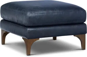 POLY & BARK Sorrento Ottoman in Nightfall Blue