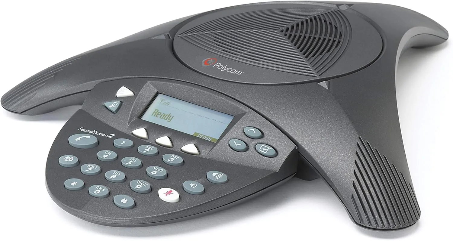 Polycom SoundStation 2 Non Expandable Analog Conference Phone (2200-16000-001)
