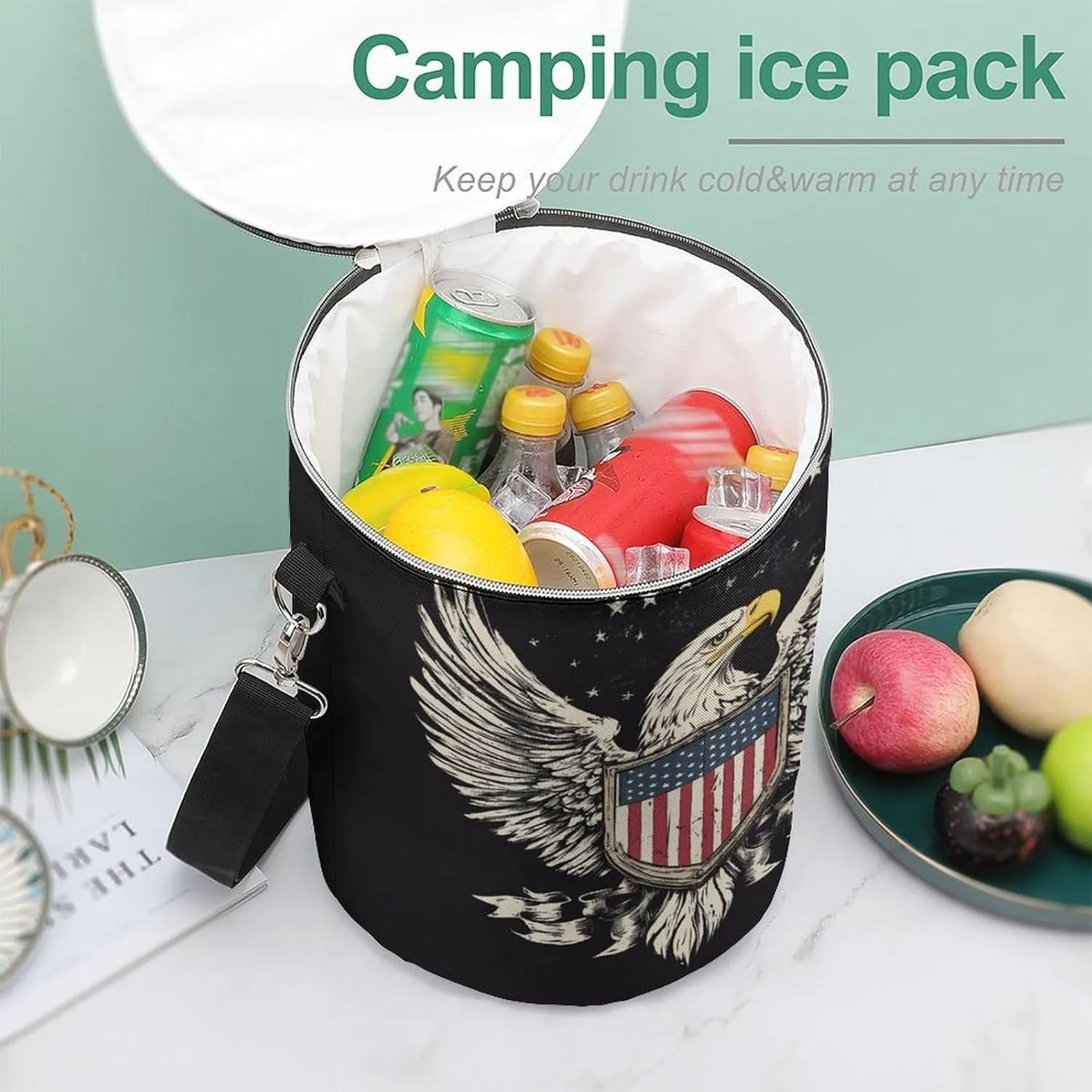 Portable Cooler Backpack for Men Women, Leak Proof Insulated Bag for Camping
