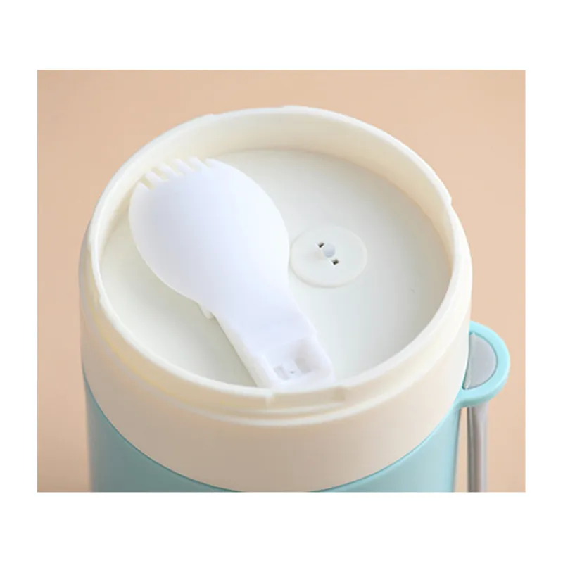 Portable PP Insulated Soup Cup with Tableware