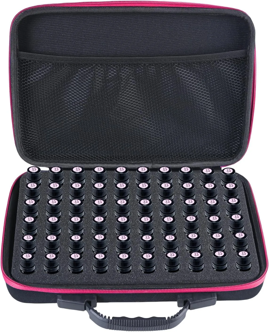 Practical EVA Essential Oil Carrying Case With Foam rt Storage Container Holds 60 Bottles Dustproof Shockproof Bag