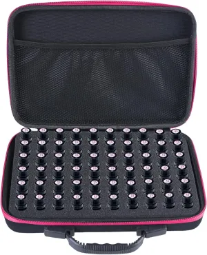 Practical EVA Essential Oil Carrying Case With Foam rt Storage Container Holds 60 Bottles Dustproof Shockproof Bag