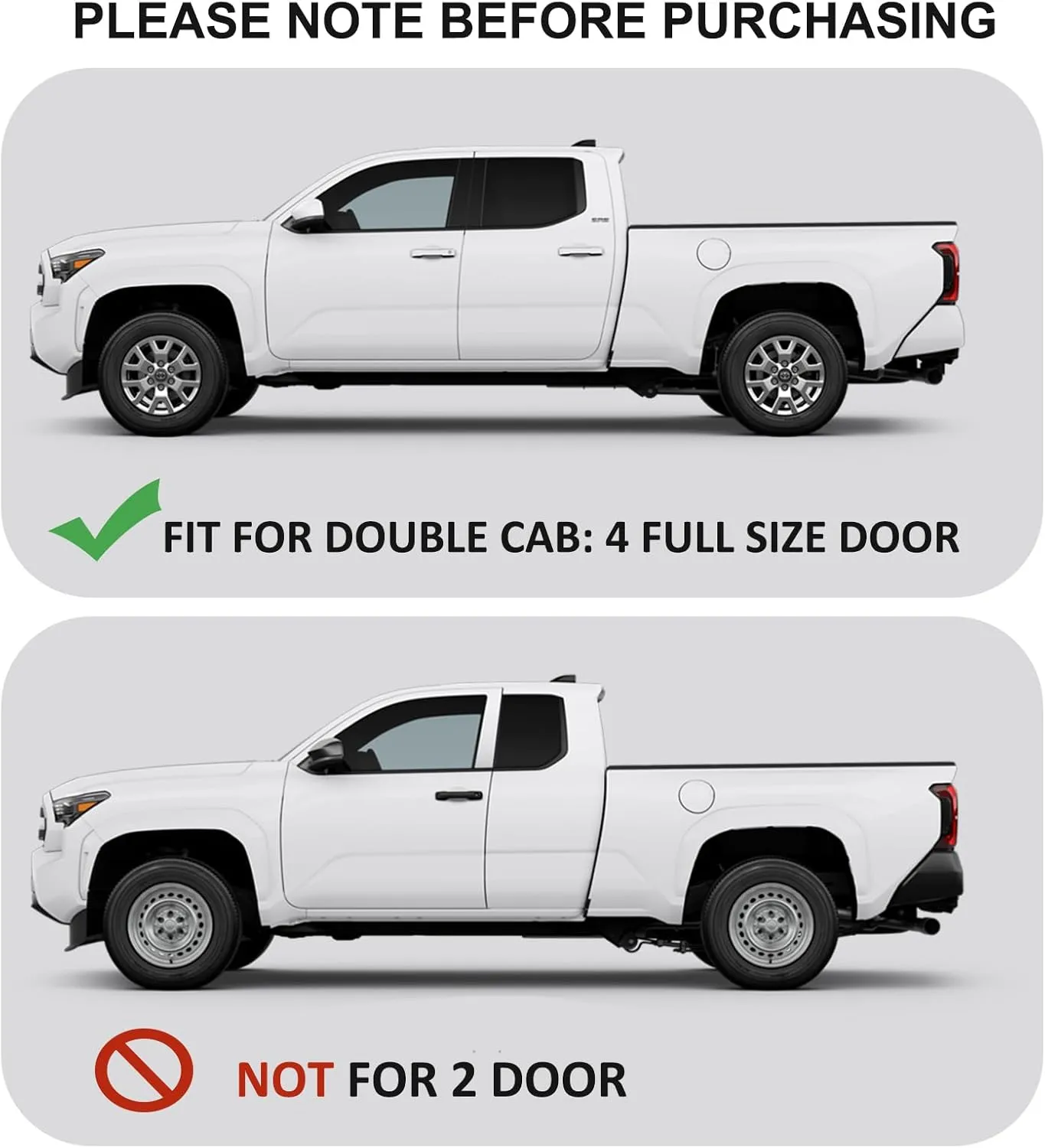 Premium Custom Liner Mat Compatible with 2024 2025 Toyota Tacoma(4th Gen) Double Cab Accessories Center Console, Door Pocket and Cup Holder 14Pcs（Gray，Patented Design）