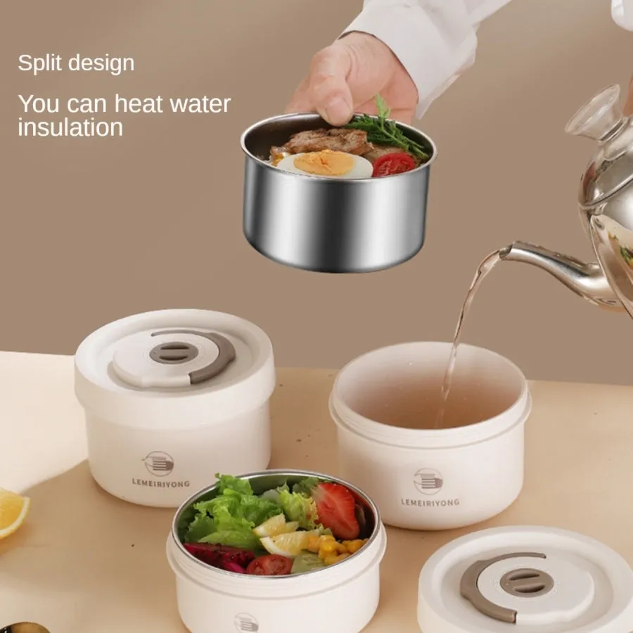 Premium Insulated 304 Stainless Steel Lunch Box – Multi-Layer Design, Microwave Safe, Durable, Leak-Proof, Perfect for On-the-Go Meals