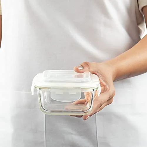 Premium Lunch Box - Microwave, Dishwasher & Freezer Safe | Set of 3 containers | 320 ML Each