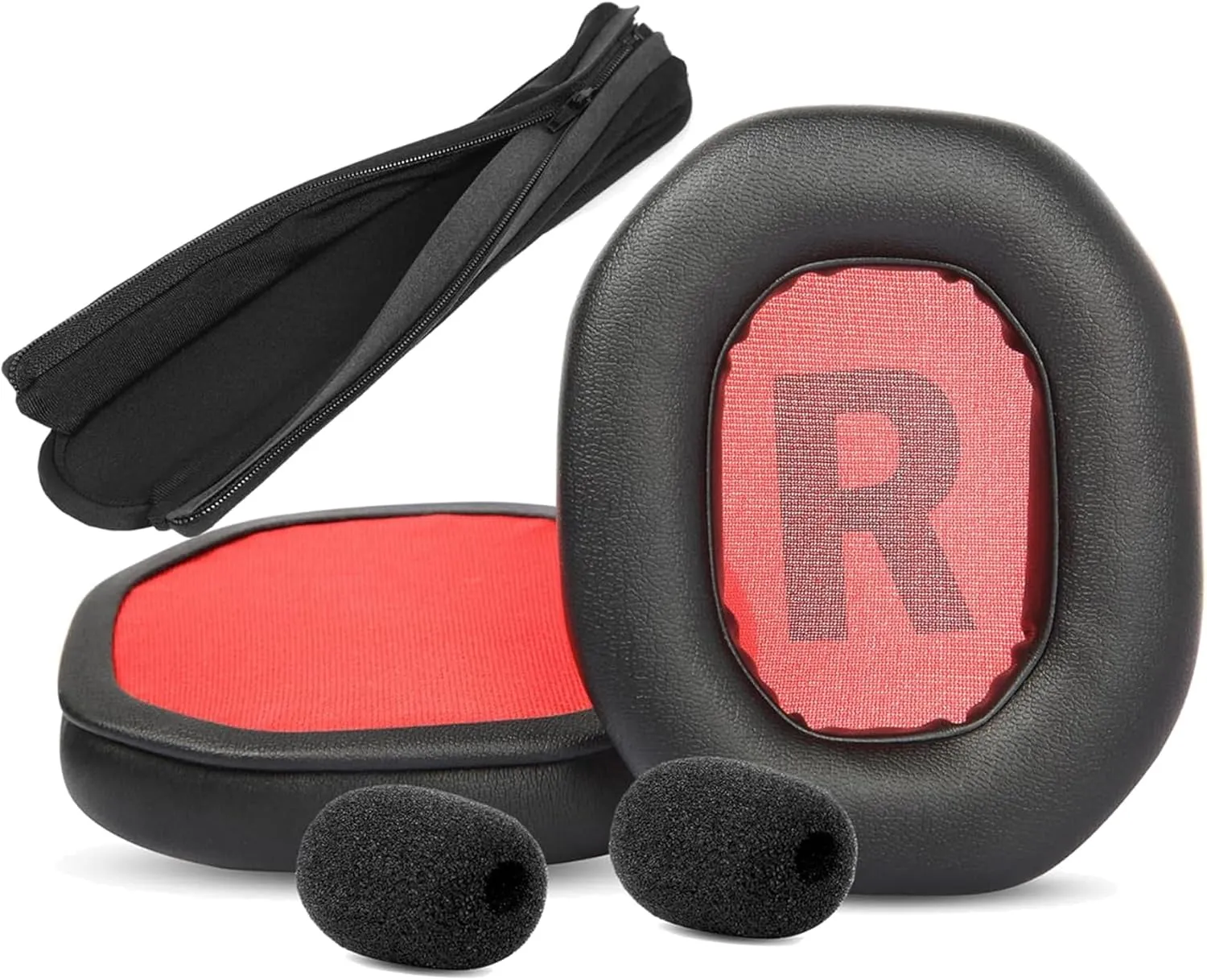 Prime Earpads Replacement Headband Compatible with Teufel Cage Gaming HD Headset Ear Pads Cushion(Protein Leather/Memory Foam)