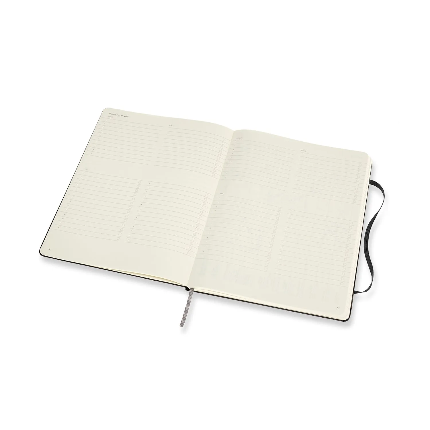 Professional Extra Large Hard Cover Notebook Black