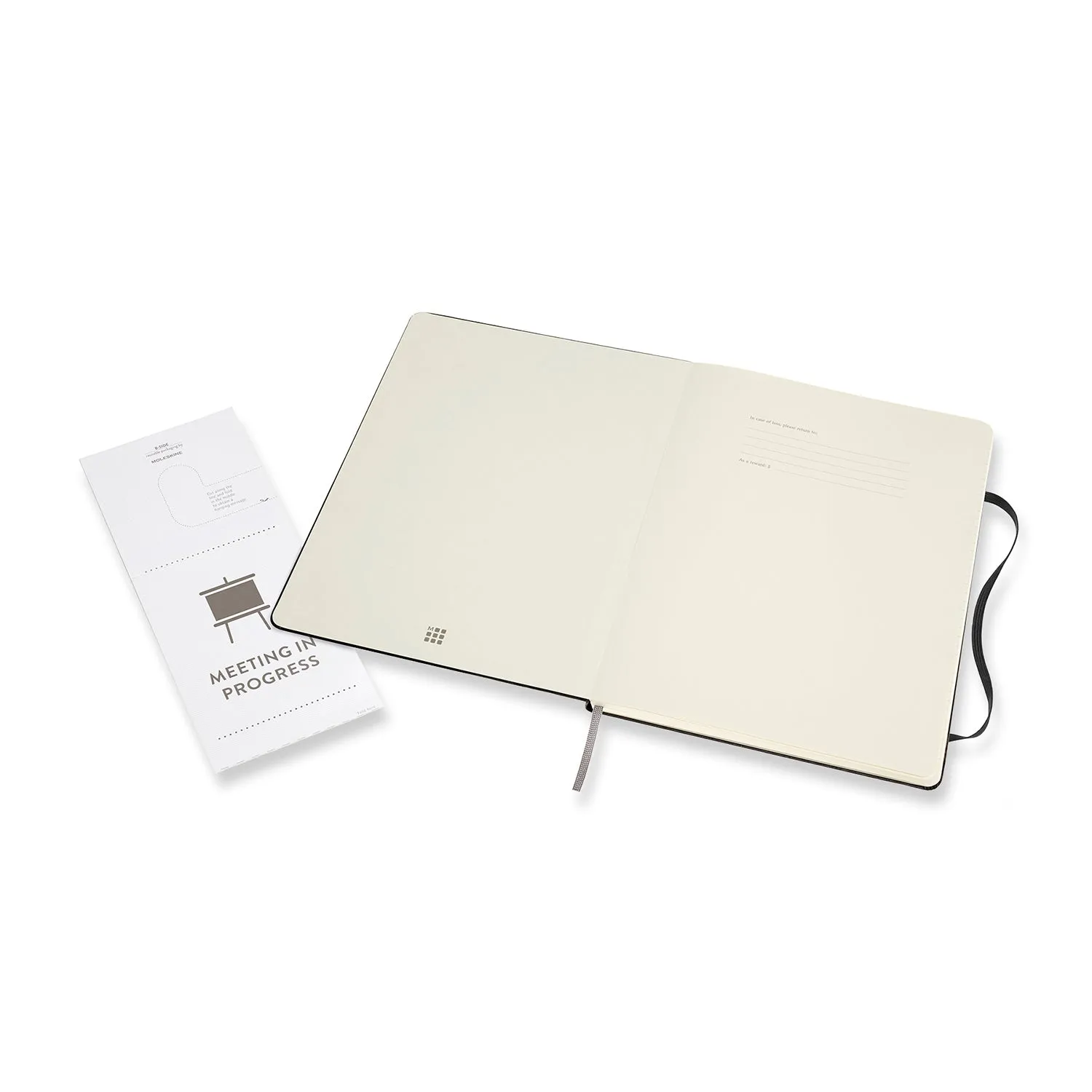Professional Extra Large Hard Cover Notebook Black