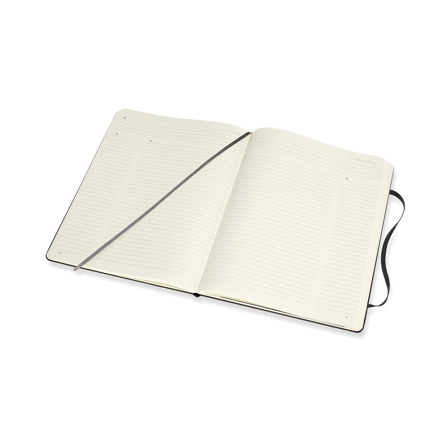Professional Extra Large Hard Cover Notebook Black