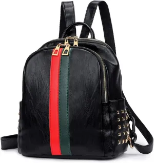 Pu Leather Mini Backpack For Women Purse Cute Daypack Bag Fashion Shoulder Bag
