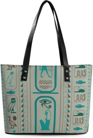 PU Leather Shoulder Bag for Women Beach Tote Bag Aesthetic Tote Bag Hippie Bag Clutch Bag