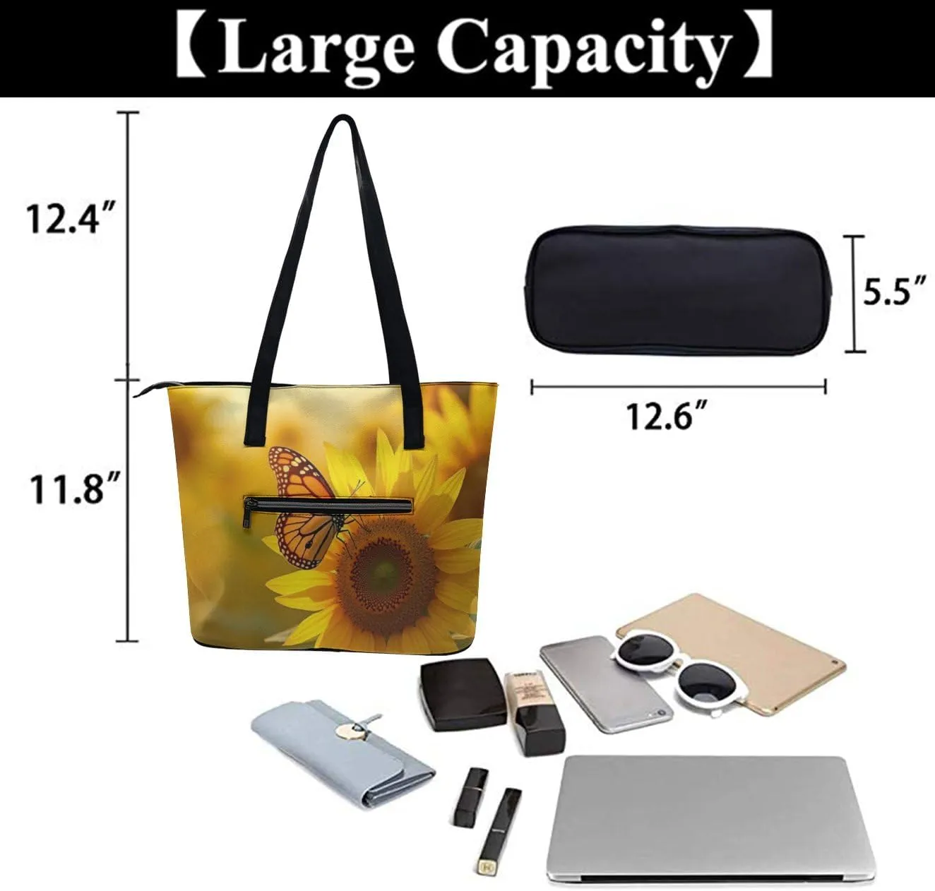 PU Leather Shoulder Bag for Women Beach Tote Bag Aesthetic Tote Bag Hippie Bag Clutch Bag