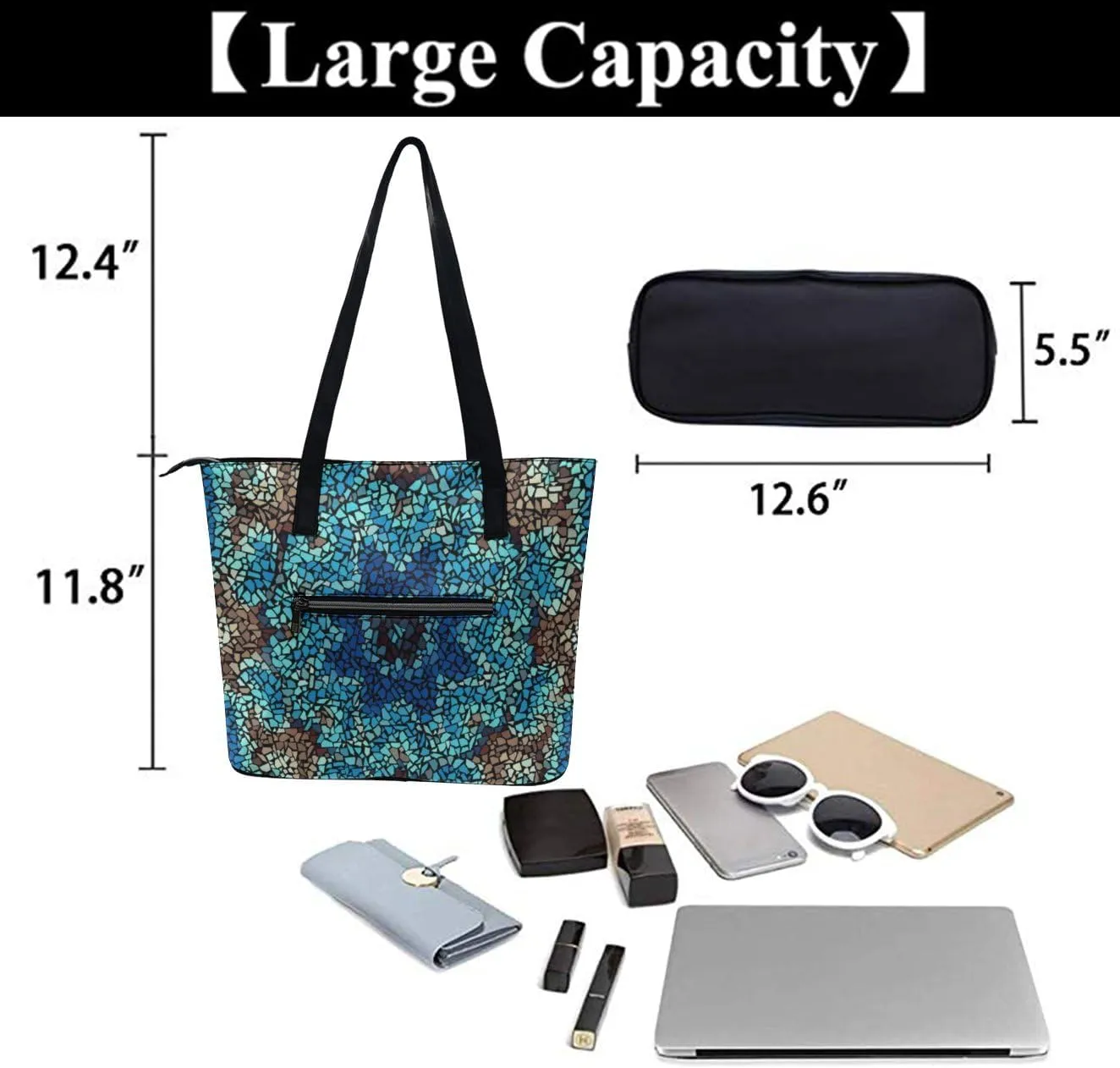 PU Leather Shoulder Bag for Women Beach Tote Bag Aesthetic Tote Bag Hippie Bag Clutch Bag