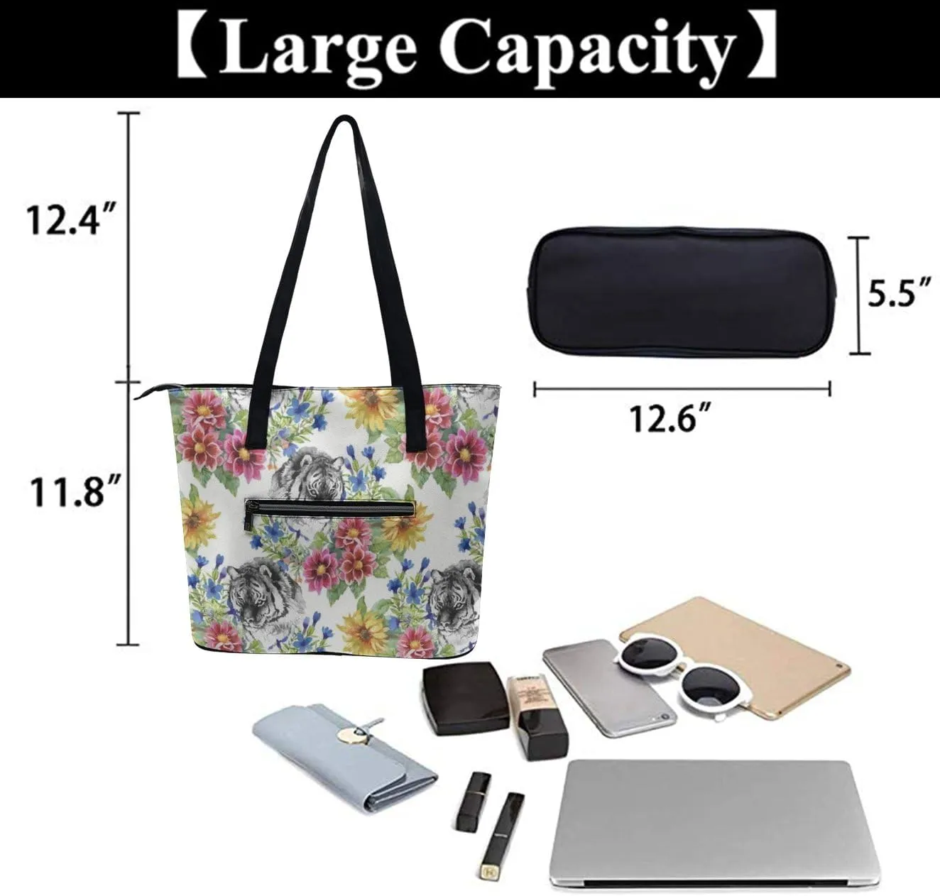 PU Leather Shoulder Bag for Women Beach Tote Bag Aesthetic Tote Bag Hippie Bag Clutch Bag