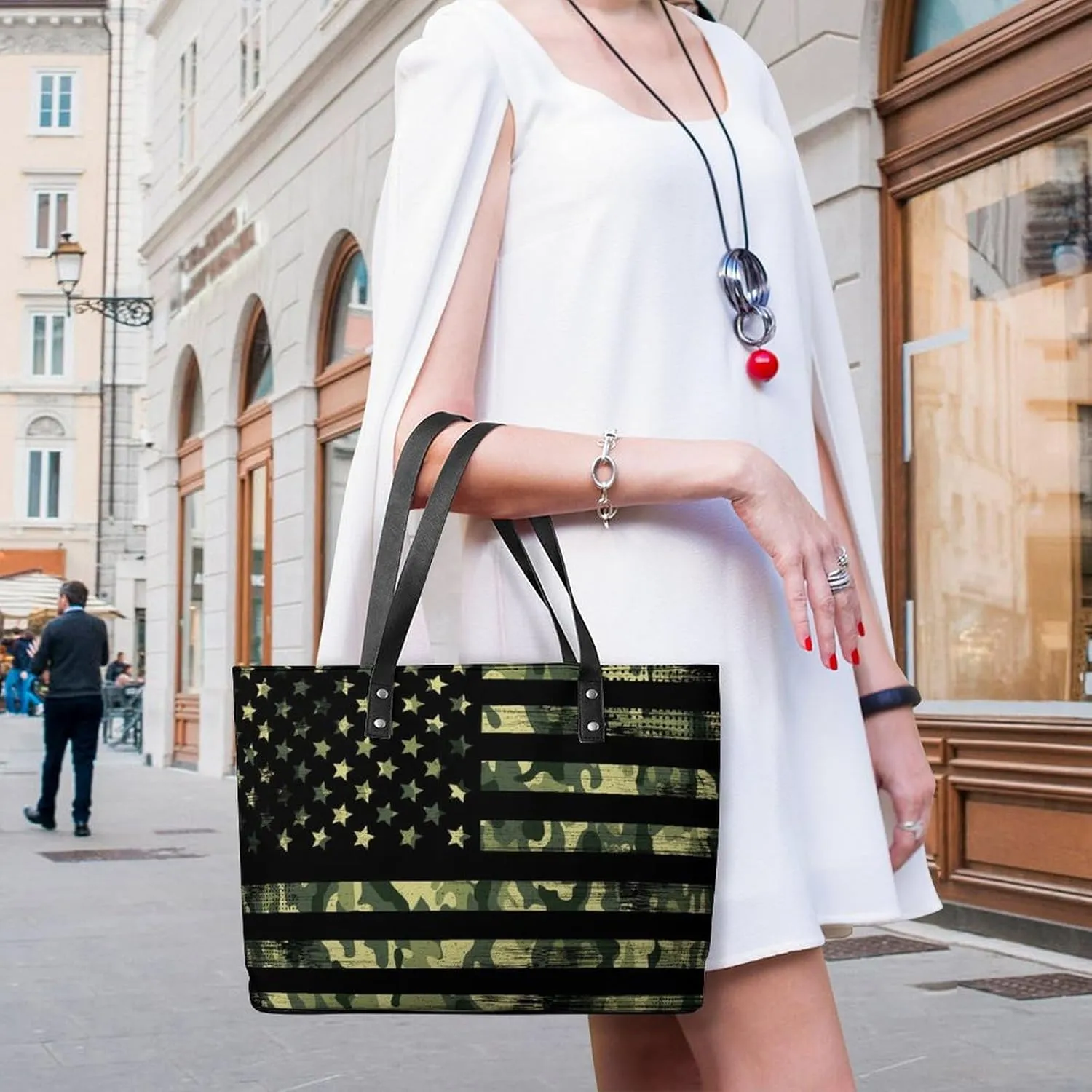 PU Leather Shoulder Bag for Women Beach Tote Bag Aesthetic Tote Bag Hippie Bag Clutch Bag