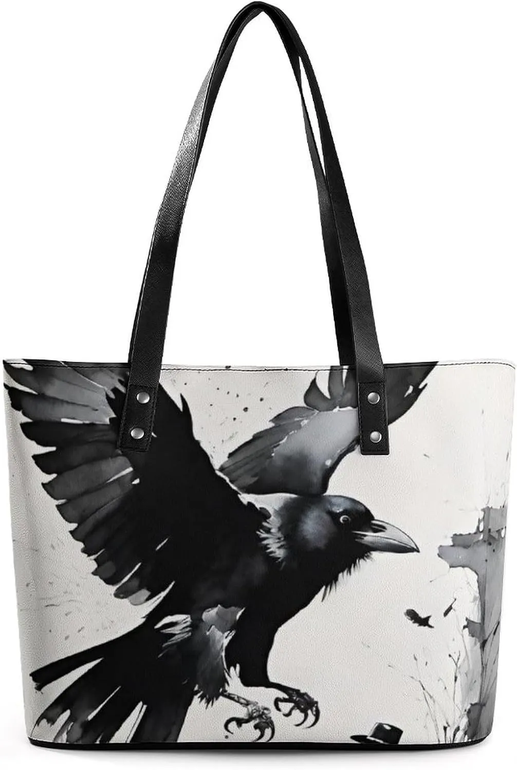 PU Leather Shoulder Bag for Women Casual Tote Handbag Large Shoulder Bag Work Fashion Women Purse Shopping Bag