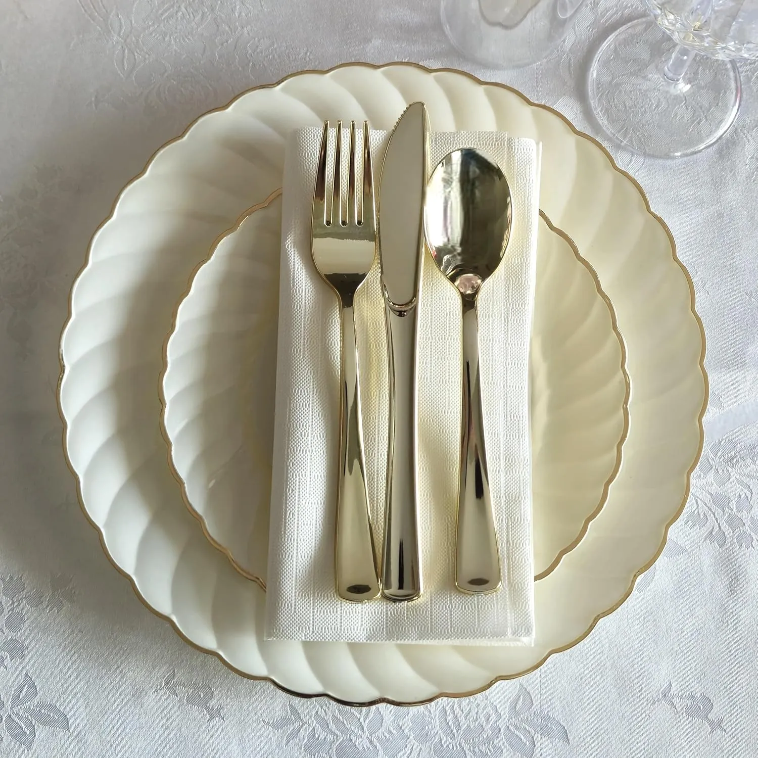 " OCCASIONS " - 240 Piece Pack - Premium 3 PLY - Wedding Party Dinner Paper Napkins (Square Fold)