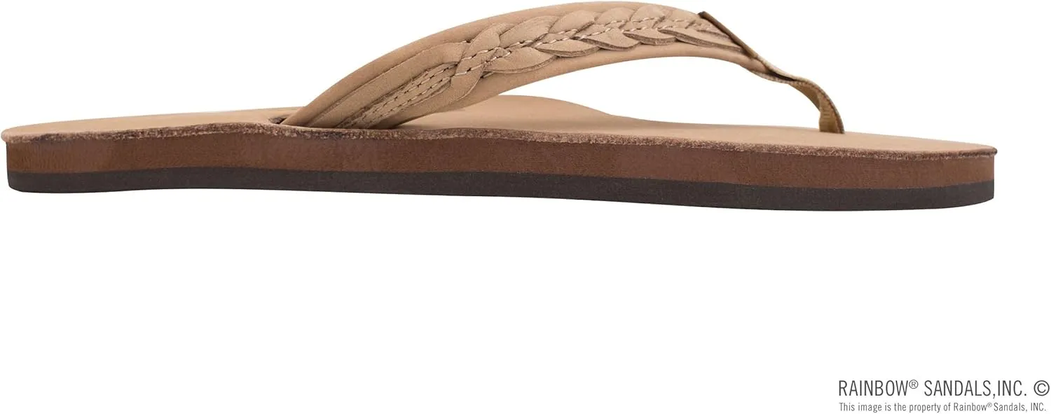 Rainbow Sandals Madison - Single Layer Arch Support with a Braid on a 3/4" Medium Strap
