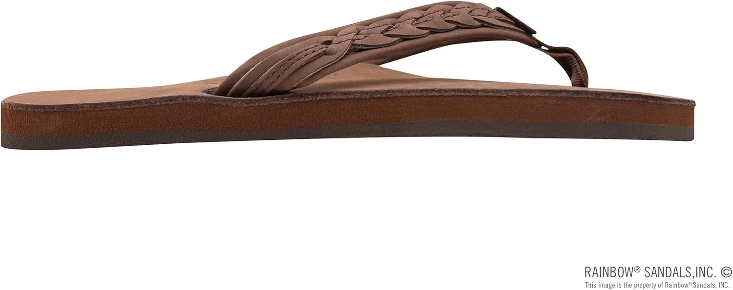 Rainbow Sandals Madison - Single Layer Arch Support with a Braid on a 3/4" Medium Strap