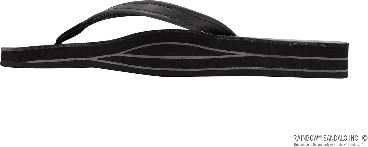 Rainbow Sandals Women's Double Layer, Narrow Strap, Leather Sandals w/Arch