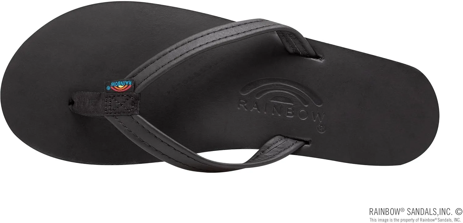 Rainbow Sandals Women's Double Layer, Narrow Strap, Leather Sandals w/Arch