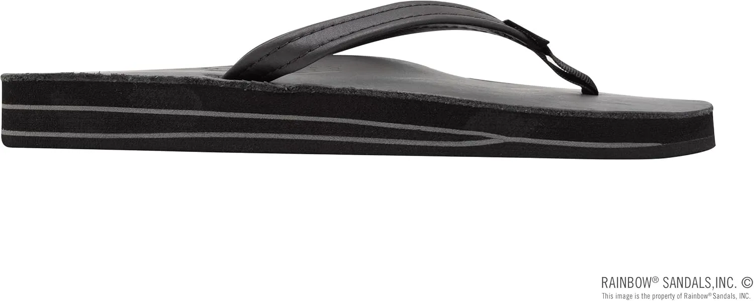 Rainbow Sandals Women's Double Layer, Narrow Strap, Leather Sandals w/Arch