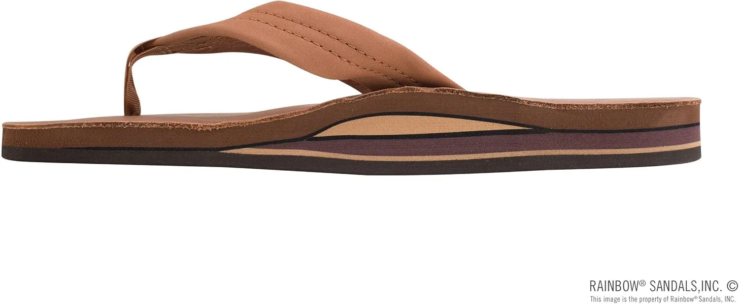 Rainbow Sandals Women's Double Layer Premier Leather Sandals w/Arch Support