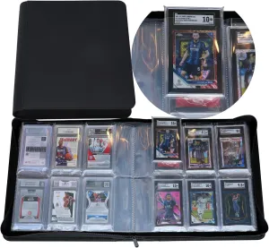 Rayvol Slab Binder, Holds 60 Slabs, 6-Pocket Graded Card Binder for SGC, BGS, HGA and GMA
