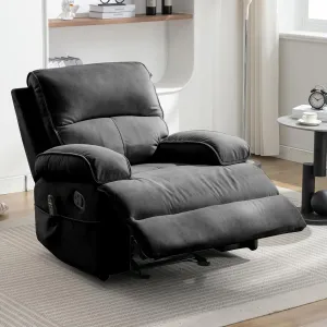 Recliner Chair Electric Power Lift Adjustable Velvet Sofa with Massage for Elderly Adults for Living Room Single Home Theater Seating with Kneading Massage