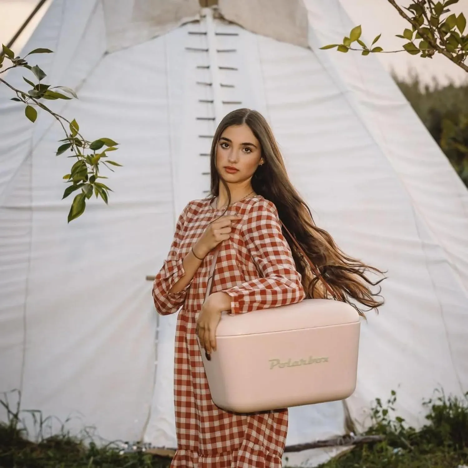 Retro Beach Cooler Vintage Picnic Lunch Box Bag Portable Cooler Travel Camping Hiking 90s Style Ice Chest
