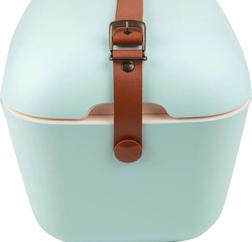 Retro Beach Cooler Vintage Picnic Lunch Box Bag Portable Cooler Travel Camping Hiking 90s Style Ice Chest