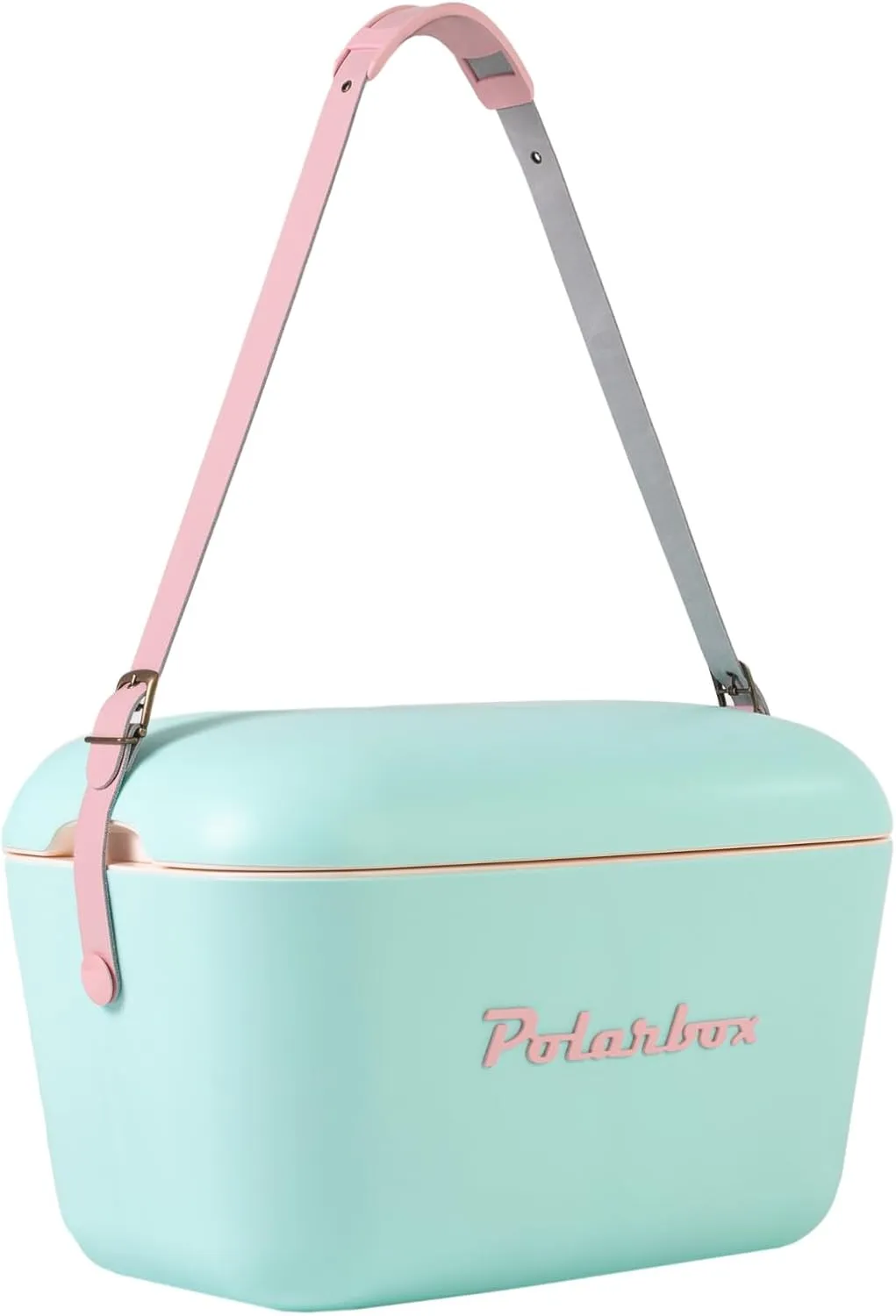Retro Beach Cooler Vintage Picnic Lunch Box Bag Portable Cooler Travel Camping Hiking 90s Style Ice Chest