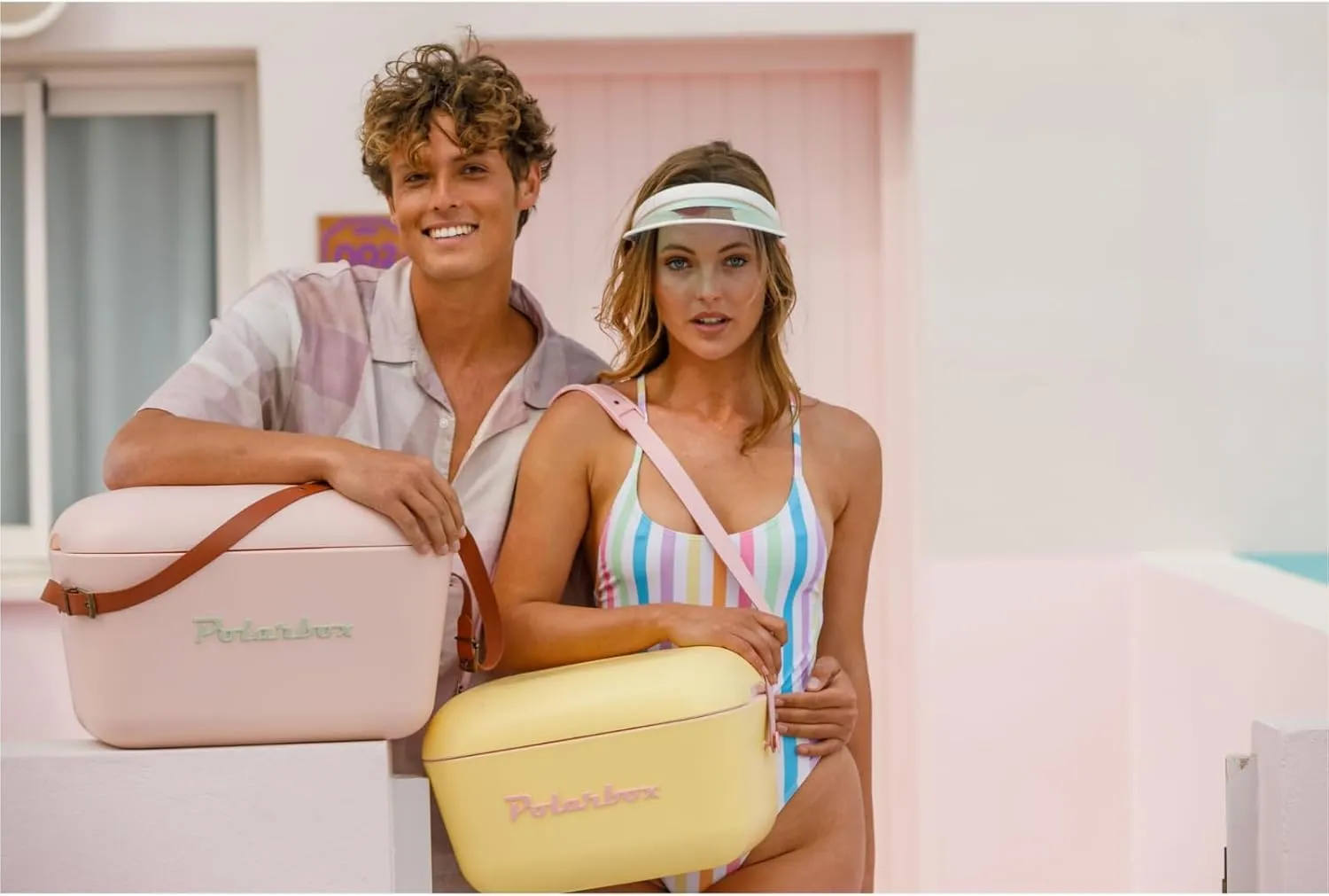 Retro Beach Cooler Vintage Picnic Lunch Box Bag Portable Cooler Travel Camping Hiking 90s Style Ice Chest