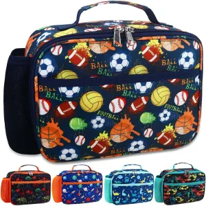 RHCPFOVR Kids Lunch Bag - Insulated Lunch Box for Boys Girls,Washable Lunch Bag and Reusable Toddler Leak-proof Lunchbox for School and Daycare