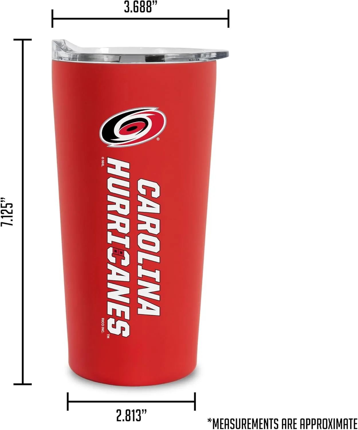 Rico Industries NHL Hocke Soft Touch, Easy Grip Tumbler