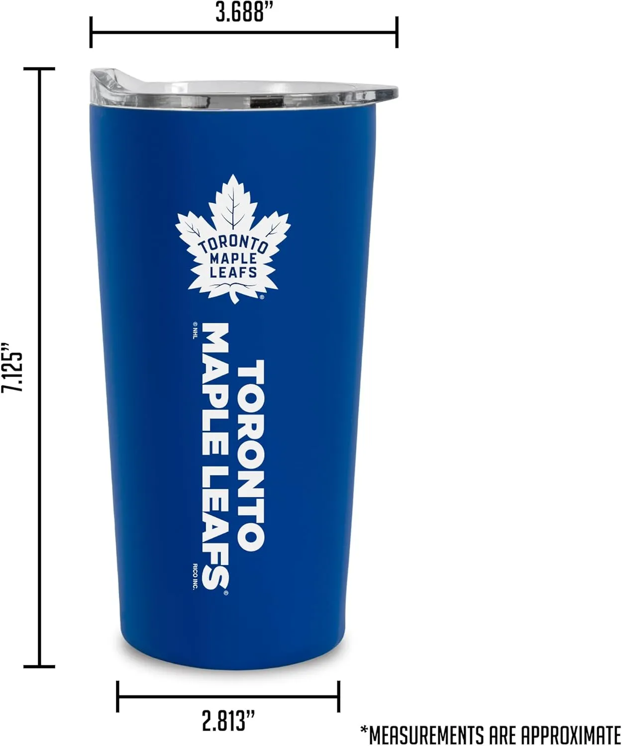 Rico Industries NHL Hocke Soft Touch, Easy Grip Tumbler